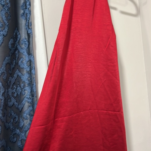 LPA Raveena Halter Scarf Maxi Dress in Cherry Red - Picture 6 of 13